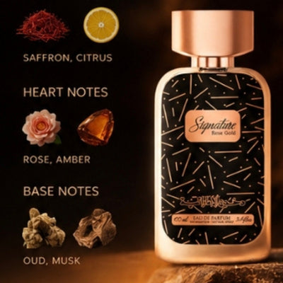 Signature Rose Gold (Saffron, Rose & Vanilla) by Dkhoni EDP 100ml