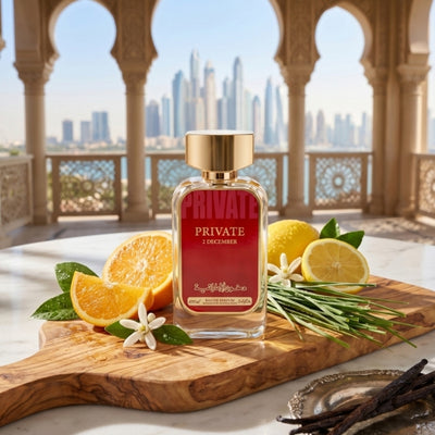 Private December 2 (Fresh Citrus, Vanilla & Vetiver) by Dkhoni EDP 100ml