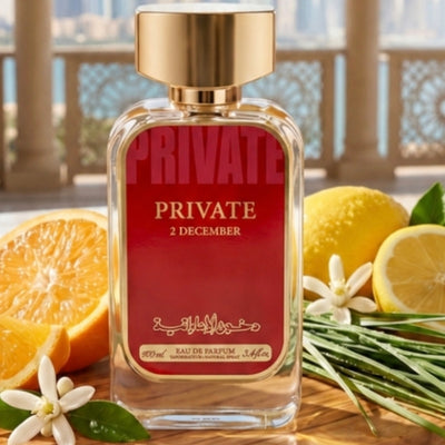 Private December 2 (Fresh Citrus, Vanilla & Vetiver) by Dkhoni EDP 100ml