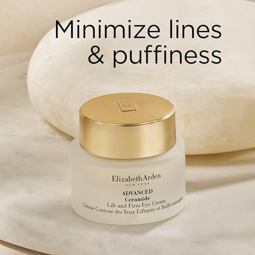 Elizabeth Arden Advanced Ceramide Lift and Firm Eye Cream, Moisturizing Formula for Reducing Undereye Wrinkles, Puffiness and Crow's Feet, 0.5 Oz