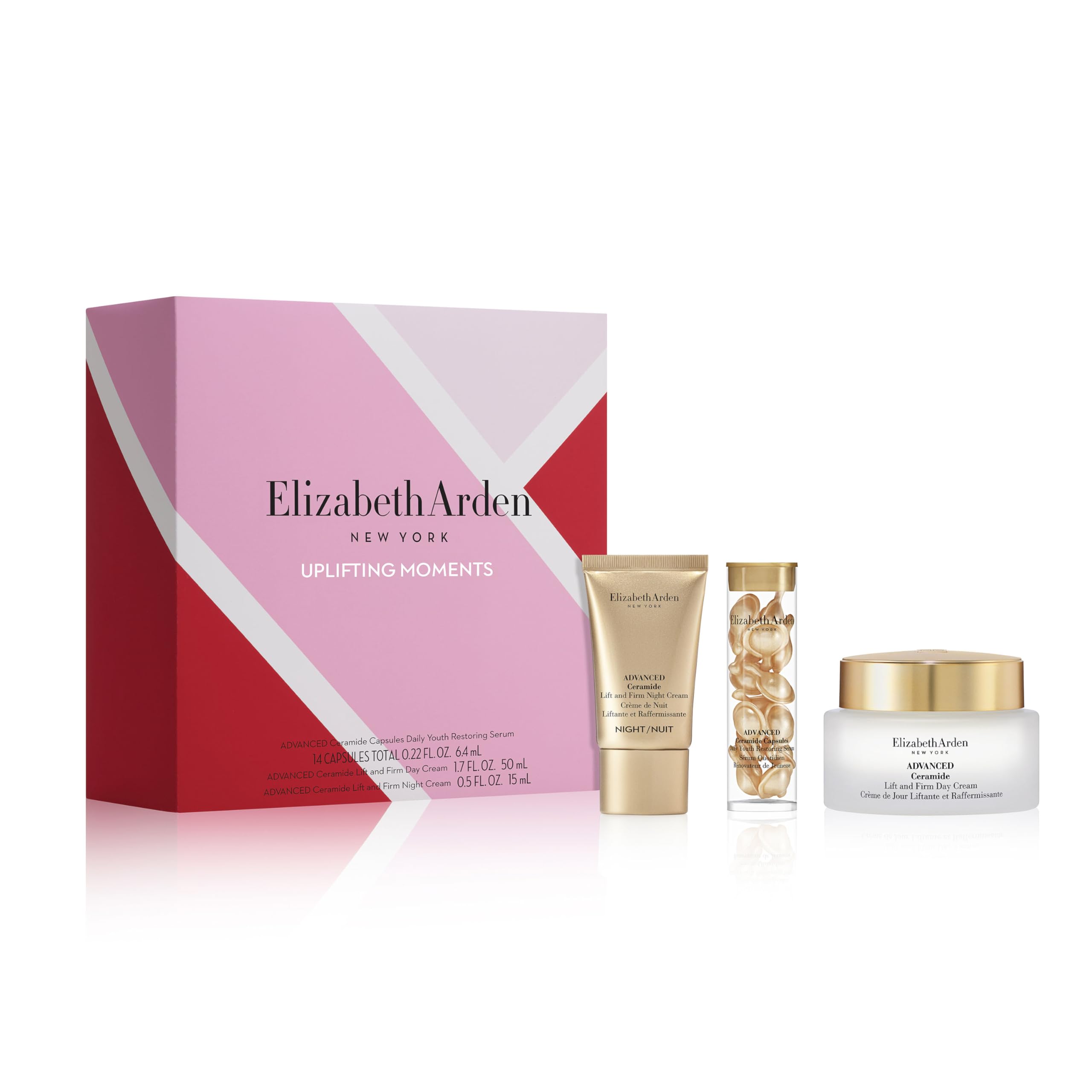 Elizabeth Arden Advanced Ceramide Lift and Firm Face Cream, Hydrating Moisturizer for Day or Night, Infused with Peptides, 1.7 fl oz