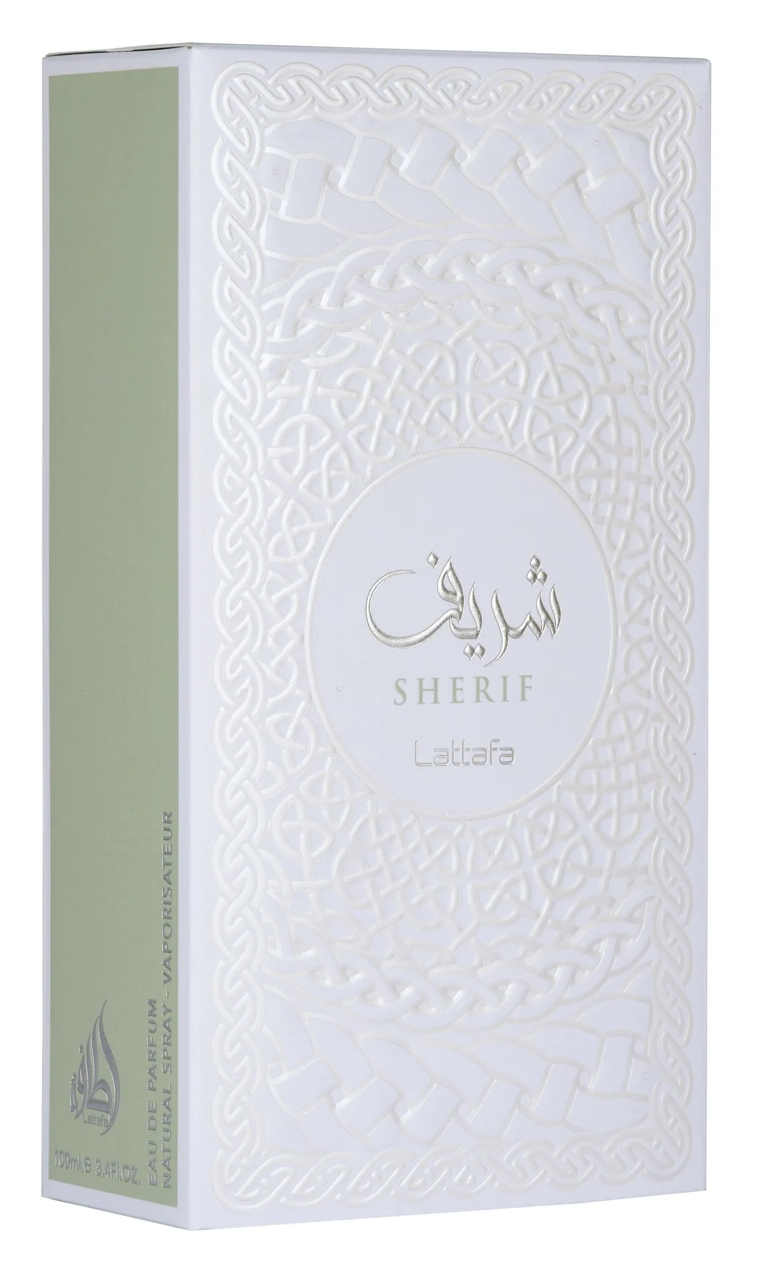 Lattafa Sherif – Fruity, Woody, Musky, Aromatic – Eau de Parfum Spray Long-Lasting Fragrance for Unisex, 3.4 Ounce / 100 ml