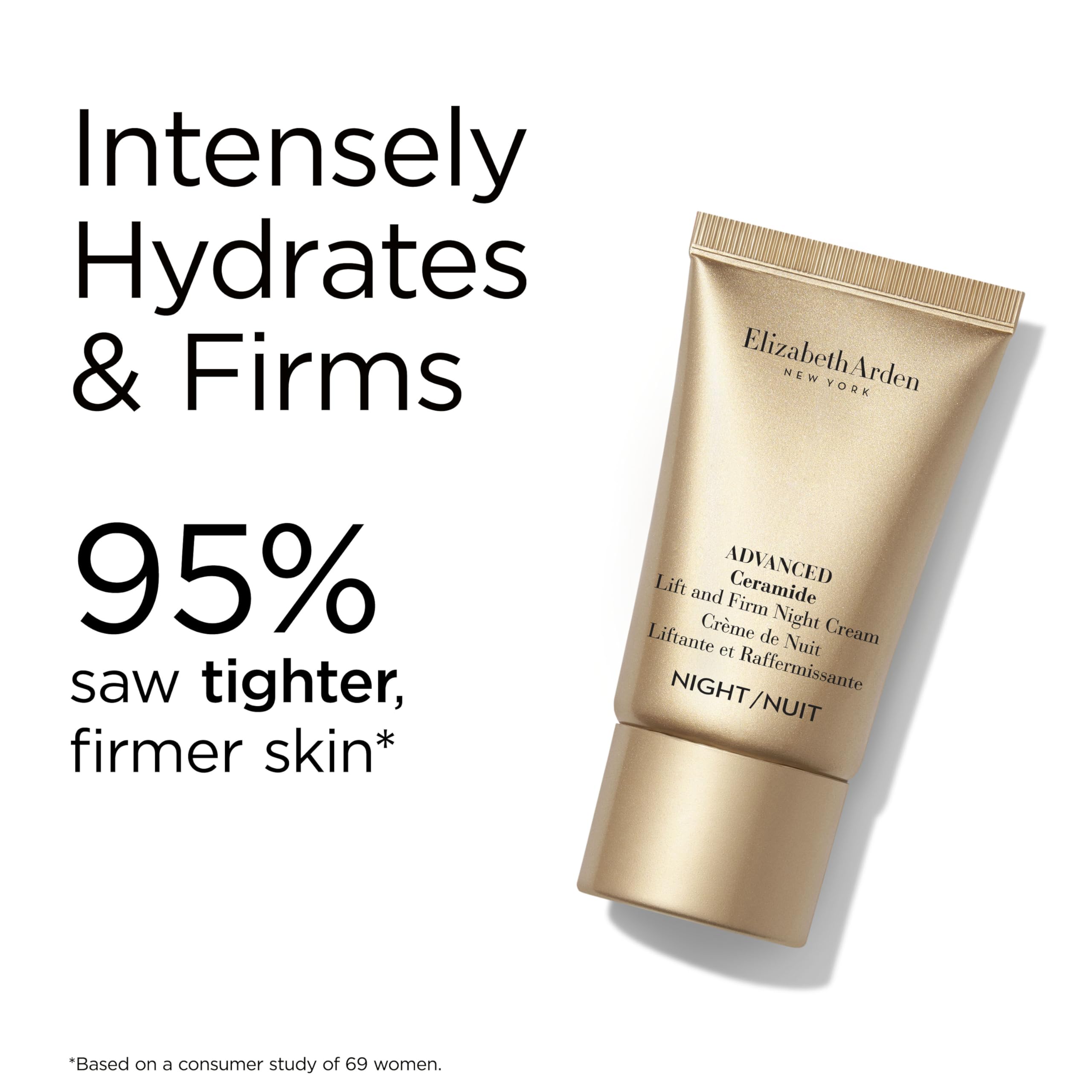 Elizabeth Arden Advanced Ceramide Lift and Firm Face Cream, Hydrating Moisturizer for Day or Night, Infused with Peptides, 1.7 fl oz