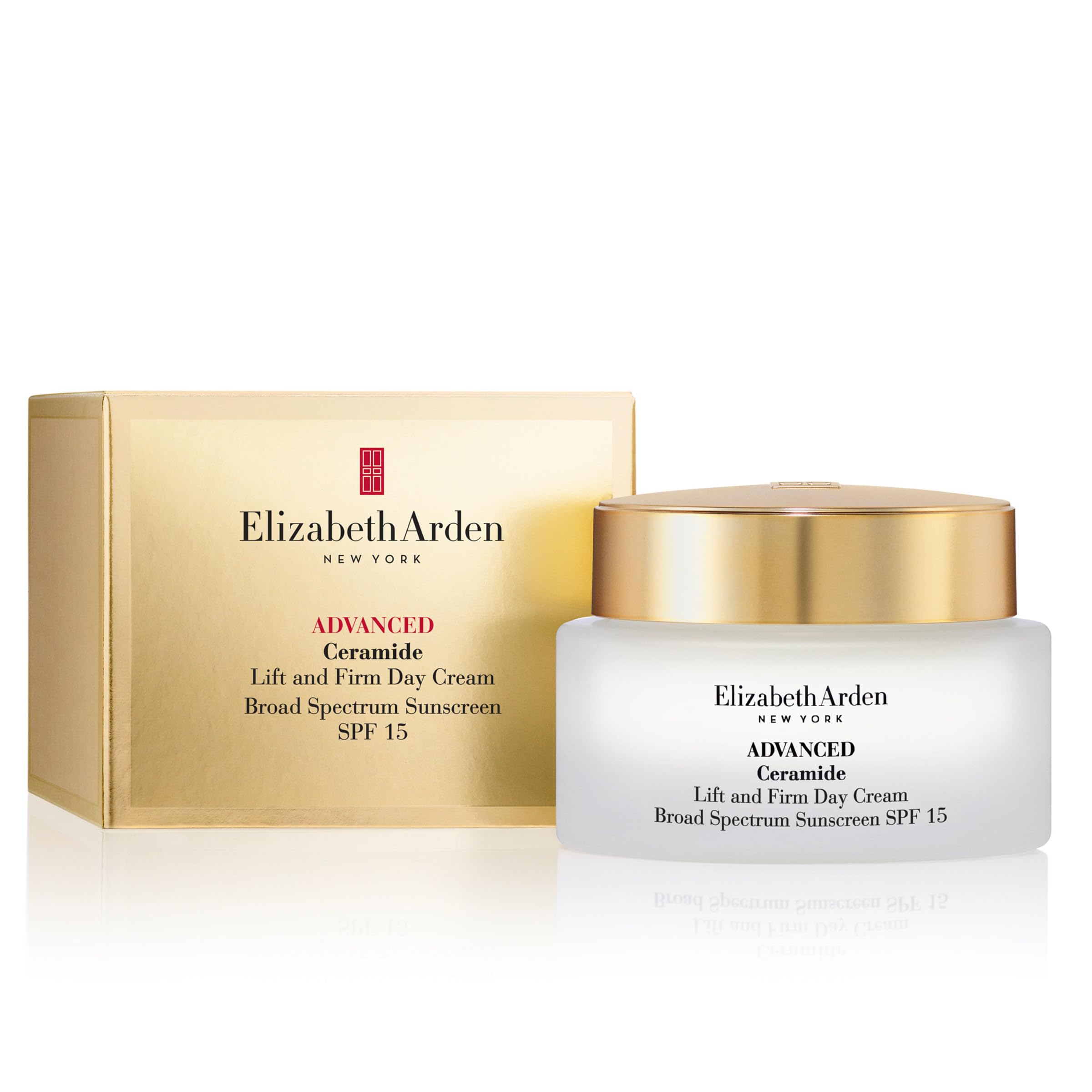 Elizabeth Arden Advanced Ceramide Lift and Firm Face Cream, Hydrating Moisturizer for Day or Night, Infused with Peptides, 1.7 fl oz