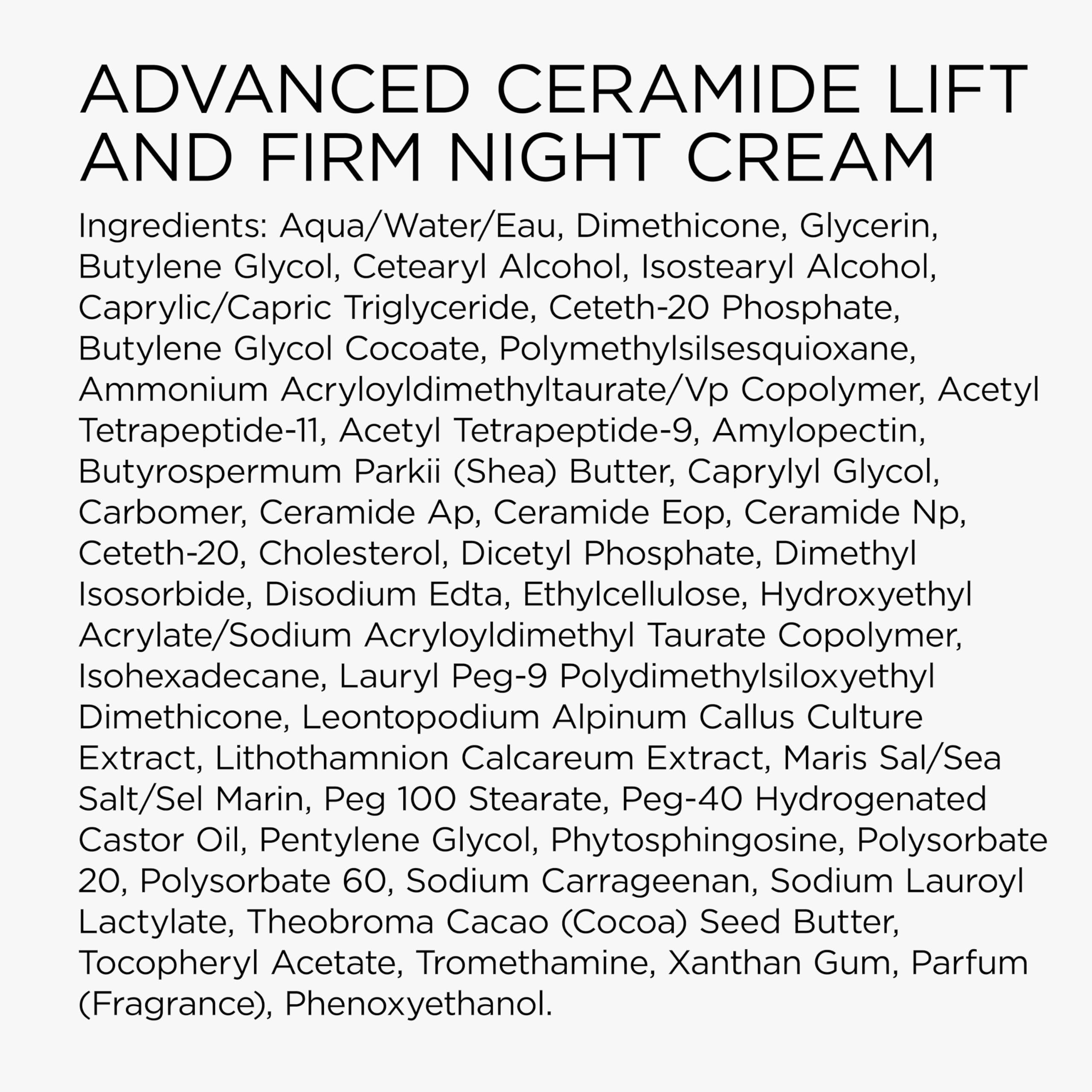 Elizabeth Arden Advanced Ceramide Lift and Firm Face Cream, Hydrating Moisturizer for Day or Night, Infused with Peptides, 1.7 fl oz