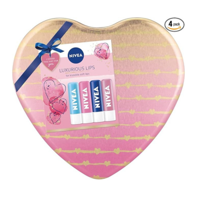 NIVEA LUXURIOUS LIPS GIFT SET 4's (PACK OF 1)
