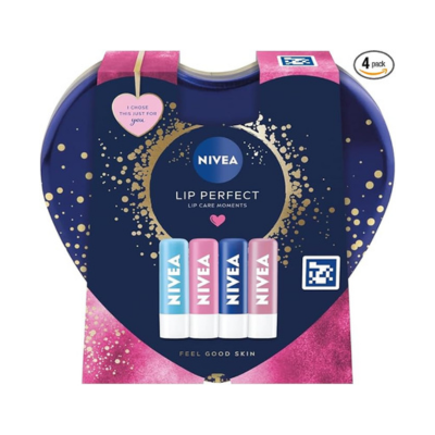 Nivea Lip Perfect 4 Piece Tin